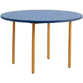 HAY Two-Colour ruokapöytä Ø120 cm Ochre-blue