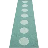 Pappelina , Vera Pop matto Jade/Pale Turquoise 70 x 280cm