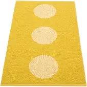 Pappelina , Vera Pop matto Mustard/Pale Yellow 70 x 120cm