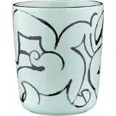 Marimekko Pistilla muki 25 cl Mint-musta