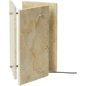 Ferm Living Pöytävalaisin , Beige, Ruokailutila, Kivi