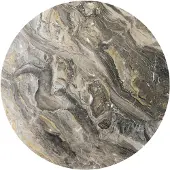 AUDO CPH Androgyne-pöytälevy Marmori Harmaa Galaxy - Ø65 cm