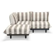 Fatboy Paletti-ulkosohvasetti stripe cacao medium / vasen