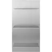 Ferm Living Lager seinähylly triple small Aluminium