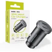 Mobile Origin Metal Car Charger 30W - CA13 - 2x USB-C