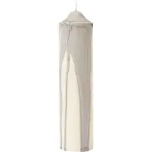 Ferm Living Dryp kynttilä Warm Grey, 20 cm