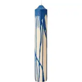 Ferm Living Dryp kynttilä Deep Blue, 30 cm