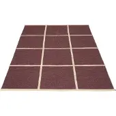 Pappelina Kudottu Matto Criss Burgundy 180x260 cm