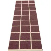 Pappelina , Kudottu Matto Criss Burgundy 70x225 cm