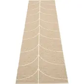 Pappelina , Kudottu Matto Leif Light Nougat 70x270 cm