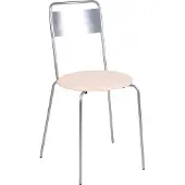 Frama Petit Rond Tuoli / - Tuolit Nahka Ruostumaton teräs - 7406
