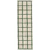 Layered Strata matto 75x240 Cm - Kuviolliset matot Juutti Vihreä - BRJUGR75240