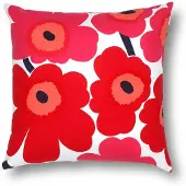 Marimekko Pieni Unikko Pillow.c 50X50Cm - Red - 50X50CM