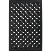 House Doctor Door Mat, Hdbraid, Black - Black - 60X 40X 1.7CM