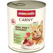 Animonda Carny 24x800g Adult kana, kalkkuna & kani Kissanruoka