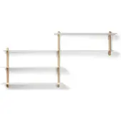 Gejst Nivo Shelf B - White - 16X 118X 59CM