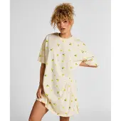 Hunkemoller Sd Jersey Lace Bow - Yellow - XS/S