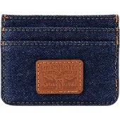 Levi's Kotelo 'Denim Card Holder' sininen denim / ruskea
