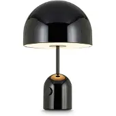Tom Dixon Bell -pöytävalaisin, musta, E27