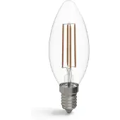 Kulz KLE14C450C E14 5W 450LM LED-lamppu, kirkas lasi