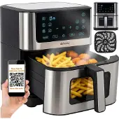 Ruhhy Air Fryer 8l Xxl: Terveellinen ruoka ilman rasvaa, 1800w