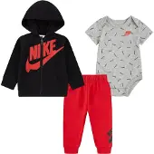 Nike Kids Setti harmaa / punainen / musta