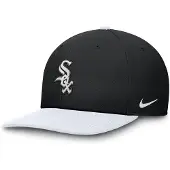 Nike Mlb Chicago White Sox Dri-fit Pro Structured Square Bill Lippis