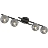 Emibig Kattovalaisin Kairo LIGHTING, himmennettävä, Musta, Olohuone/ruokailutila, Metalli, Moderni