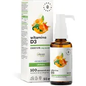 Aura Herbals D3-vitamiini 2000 IU Vegaani, Tipat - 50 ml