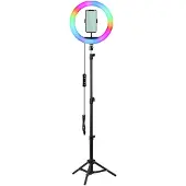 Dacota Platinum 10" RGB-rengasvalo & pussi