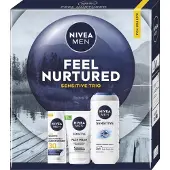 Nivea MEN Feel Nurtured lahjasetti vartalolle ja kasvoille