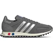 Adidas Matalavartiset tennarit 'LA Trainer OG' tummanharmaa / hopea