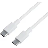 Eletra USB-C - USB-C Johto 1 m, valkoinen