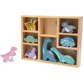 Kinder and Kids Dinosaurukset Puulaatikossa