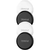 Triacle X-Mark Two avaimien ja tavaran paikannin (4 kpl), musta/valkoinen