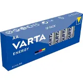 Varta 10x AA 4106, Kertakäyttöinen akku, AA, Alkali, 1,5 V, 10 kpl, Sininen (04106229410)