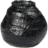 Broste Copenhagen Alma Vase - Black - H10CM