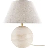 Globen Lighting Castello 35 pöytälamppu Beige travertiini