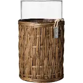 ERNST Vase With Basket - Brown - ONE SIZE
