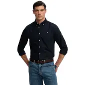 Superdry for man. M4011100A Navy Blue Preppy Oxford Shirt (M), Casual, Cotton, Classic, Long sleeve