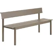 Muuto Teräspenkki 170cm Linear Steel Taupe