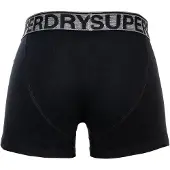 Superdry Bokserishortsit tummanharmaa / musta