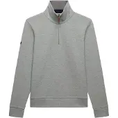 Superdry for man. M2014535A Essential Half Zip Sweatshirt grey (S), Casual, Cotton