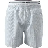 Calvin Klein Seersucker Sleep Short - Blue - S