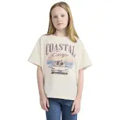 Levi's LVG Coastal GriLS SS T-paita, Antique White, 140