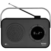 Senz Tourist 2 radio FM/DAB+, musta