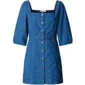 Pepe Jeans for woman. PL9537844 Pip dress blue (S), Casual, Cotton, 3/4 Sleeve