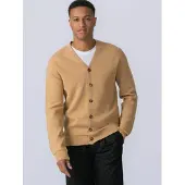 TeeShoppen Neuletakki ' Cardigan ' hiekka