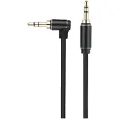 Dacota Platinum Mini jack -kaapeli uros-uros Angle 1,5M, musta