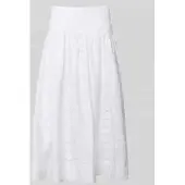 Ralph Lauren Emb 80/2 Mw Ctn Pw-Wvn-Skirt - White - 40